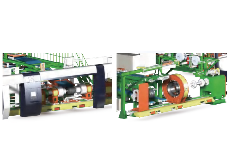 Semi-steel secondary forming machine