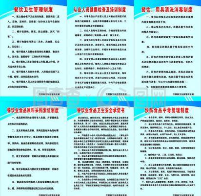 餐飲業(yè)制度牌